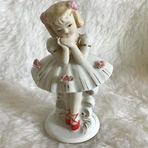 L'Amour China Porcelain Figurine  Ballerina